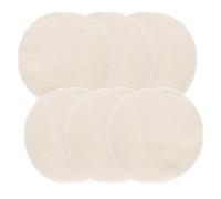 10 Pezzi Panno per Cottura a Vapore Rotondo, in Cotone | Vaporiera Cinese e Cestello, Facile Pulizia, Beige, Uso Domestico e Ristorazione