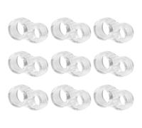 10 Pezzi Paracolpi Porta Pvc Trasparente Anello Fermaporta