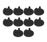 10 Pezzi Paraurti per Vassoio Friggitrice ad Aria in Silicone Nero | Design Angoli Arrotondati, Supporto Stabile nel Cestello, per Manutenzione Cucina e Uso Quotidiano