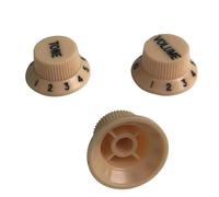 10 Pezzi Parti Di Chitarra Un Set Di 3 Pezzi Per Manopole Di Controllo 2 Volumi 1 Tono Manopole Di Controllo Chitarra Tono Volume parti di chitarra(Yellow 1)