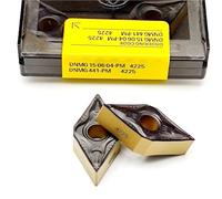 10 Pezzi Parti Metalliche Inserto In Metallo Duro Macchina Utensile CNC DNMG 150404 150408 150604 150608 Utensili Per Tornio(DNMG150604 PM 4225)