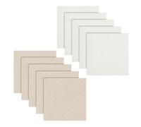 10 Pezzi Pavimento Ddesivo Kaki + Beige, 50 x 50 cm, Piastrelle Adesive Pavimento 2,5㎡, Antistatiche, Antiscivolo Moquette Adesiva, Casa Uffici Commercio Quadrotte di Tappeto Salotto