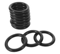 10 Pezzi Pavone 1-7/16 Anelli in Gomma per Staffe di Sicurezza Id | Ricambio Elastico Nero, per Staffe Standard e Accessori Pavone, per Principianti e Giovani Cavalieri