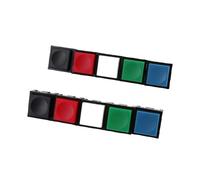 10 pezzi PB13 quadrato 12 * 12mm 2 pin momentaneo SPST normalmente aperto PCB mini interruttore a pulsante(10Pcs Green)