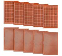 10 Pezzi PCB Circuito Stampato Millefori Scheda Prototipo Universale, 18x12 cm Prototipi Elettronici Fai-da-Te Forata Basetta, Doppia Faccia PCB Circuito Stampato Prototype per Progetto DIY
