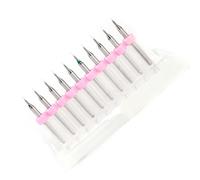 10 Pezzi PCB Micro Punte Per Trapano in carburo Scanalatura Elicoidale e 0,1 mm - 0,7mm (0.1mm)