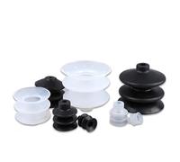 10 pezzi PCG ventosa pneumatica a vuoto in silicone/NBR a tre strati ventosa grande forza ugello stampaggio a iniezione effettore finale robotico(PCG-12N)