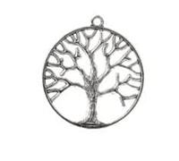 10 Pezzi Pendente Ciondolo Albero della Vita 3,5 cm Applicazioni Decorative Charms per bomboniere, Sacchetti, segnaposto Forme Miniatura