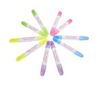 10 Pezzi Penna Correttore Unghie, Riutilizzabile, Portatile | Plastica, Pulizia Bordi Unghie e Correzione, per Saloni Professionali e Manicure Casa, Set 10 Pezzi