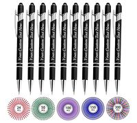 10 Pezzi Penna Personalizzata, Penne Personalizzate con Nome Inciso Regalo Personalizzabili Personalizzato Natale Laurea Compleanno Ufficio Commerciale Nozze