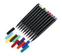 10 pezzi Pennarelli Magici, Pittura in Acqua, 14,8x1,1x1,1cm | Plastica PP, Impermeabili e Facili da Usare, per Scuole, Piatti Ceramici e Lavagne Bianche
