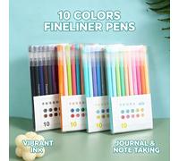 10 pezzi Penne neutre colorate Palette colori Morandi Penne per planner studenti, Cancelleria minimalista ad asciugatura rapida per disegno bambini, Penne evidenziatore fluorescenti personalizzate, Ad
