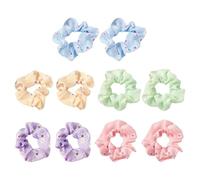10 Pezzi Per Anelli Per Capelli Da Donna, Graziosi Anelli Per Capelli Dolci, Anelli Elastici Per Capelli, Anelli Di Capelli A Coda Di Cavallo, Accessori Per Il Design Dell'Acconciatura.
