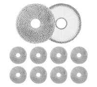 10 Pezzi per Ecovacs Deebot T30 PRO Omni/T30 Omni Panni Kit, per Ecovacs Deebot Robot Aspirapolvere Lavapavimenti Pulizia Lavabili Panni Mop, per Pulizia