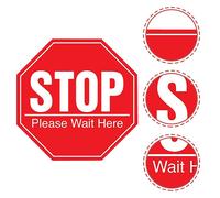 10 pezzi per favore aspetta qui il adesivo mantieni le decalcomanie