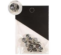 10 pezzi per nail art 3D glitter strass cristalli nail art decorazioni rivetti in metallo gioielli