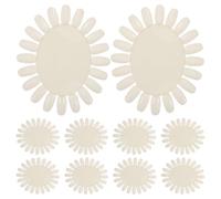 10 Pezzi per Unghie Finte in Plastica, 20 Punte, Beige | Espositore per Salone, Campionario Colori Vero, Superficie Liscia Resistente Graffi, per Consulenze Clienti