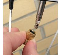 10 pezzi per valvola Presta a pompa ad aria convertitore adattatore per pneumatici bici materiale in lega di zinco compatibile con più tipi di pompa