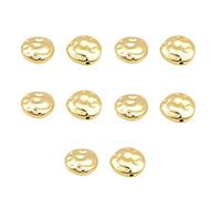 10 pezzi perline piatte irregolari perline distanziatore braccialetto che fa gioielli accessori perline mano forniture gioielli ricerca separatore perline