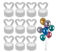 10 pezzi Peso palloncini per elio,Pesi per palloncini,per elio palloncini in plastica,pesi a elio per matrimoni,compleanni,feste