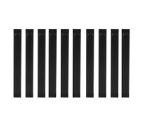 10 Pezzi Pianoforte Plastica Nero Tasti Pianoforte Tasti di Sostituzione Tasti Pianoforte Tastiera Key Top Pianoforte Riparazione Accessori Enduring