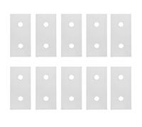 10 Pezzi Piastra Giunzione Alluminio 4040 per Connessione Verticale 2 Fori Superficie Ossidata Dimensioni 80x38mm Spessore 6mm Profili Struttura Telaio per Montaggio Strutturale in Alluminio