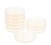 10 Pezzi Piastre di Petri Agar Lb da 9cm, Pronte All'uso | Polistirene Trasparente, Coltura Microbiologica per Scuola e Laboratorio, Formato Pratico da 125, 19g
