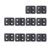 10 pezzi piccole cerniere mini plastica nera porta cuscinetto testa armadio ABS cerniera camera da letto parte di ricambio 30x40x4mm