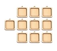 10 pezzi piccoli cerchi per punto croce per ornamento da appendere fai da