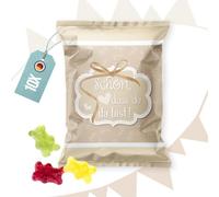 10 pezzi piccoli pacchetti Gummy Give Away regali con bello, che è da sei in beige crema di colori Vintage Bianco Regali, Feste, Matrimoni, Compleanni e festen come un piccolo regalo