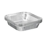 10 pezzi Pirottini Alluminio per Torte Quiches, 7.09", Argento