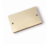 10 PEZZI Placca cieca con viti compatibile con bTicino Magic 503 argento