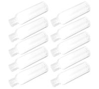 10 Pezzi Plastica Bottiglia Ricaricabile da Viaggio Trasparente 200ml | Tappo a Ribalta e Design a Pressione, Resistente alle Perdite, per Sapone Liquido e Bagnoschiuma