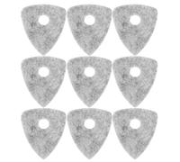 10 Pezzi Plettro in Feltro Lana 4mm per Chitarra Acustica e Ukulele | Tocco Morbido e Risposta Delicata, per Principianti e Studio Silenzioso, Formato 4mm
