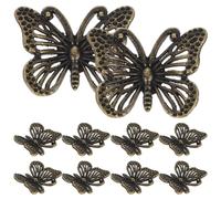 10 pezzi Pomelli a farfalla per mobili Pomelli per cassetti in metallo Pomelli per cassettiere vintage