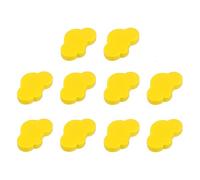 10 Pezzi Pomelli per Mobili Bambini Nuvola Pomelli per Cassetti Manopole per Camerette Maniglie per Armadietti Maniglione per Porta per Cucina,Libreria,Camera da Letto (Yellow)