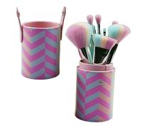 10 Pezzi Portapennelli Spazzole Fluffy per Fondotinta Blush e Ombretto Kit per Make Up Donne