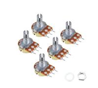 10 pezzi Potenziometro a resistenza variabile WH148 1K 5K 10K 20K 50K 100K 500K 1M Ohm 15mm 3pin Kit potenziometri rotativi lineari conici(250K Ohm)