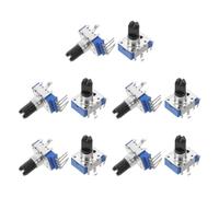 10 Pezzi Potenziometro Doppio Lineare Verticale Rk11 | Controllo Unificato dei Due Circuiti, Feedback Tattile Costante, Metallo e Plastica, Montaggio Verticale a Quattro Contatti