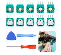 10 Pezzi Potenziometro Joystick 2.3k per PS5, Ricambio Trimmer per Controller Parti di Riparazione Joystick Analogico, Modulo Sensore Resistenza Variabile per Potenziometro di Ricambio con Strumenti