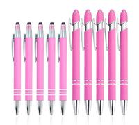10 Pezzi Premere La Palla Perlenstift, La Penna Touchscreen, L'Abbazia Multinzionale, La Penna Metallica, La Scrittura Di Strumenti, L'Apprendimento E Le Forniture Di Ufficio