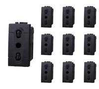 10 Pezzi Presa Bipasso, Compatibile con Bticino Living Light