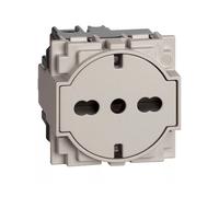 10 PEZZI PRESA SCHUKO FLAT KM4140A16F BTICINO LIVING NOW SABBIA