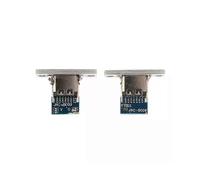 10 pezzi Presa USB 31 Tipo C Piastra di fissaggio Presa USB Tipo C 31 Tipo C 2 Pin 4 Pin Connettore