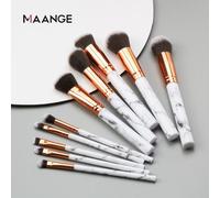 10 Pezzi Professionale Marmo Trucco Set Pennelli