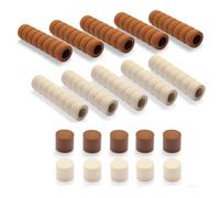 10 Pezzi Protezione Della Maniglia Porta Antistatico Tamponi Per Maniglia Della Porta Coperture Protettive Della Maniglia Prevenzione delle Collisioni Soffice Schiuma per Bambini - Beige e Caffè