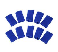 10 Pezzi Protezioni Elastiche Per Dita, Maniche Per Dita Maniche Elastiche Per Dita Aiuti Sportivi Fascia Per Artrite Avvolgere Grilletto Per Dita O Fasce Per Aiuti Atletici Per Baseball (BLU)