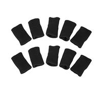 10 Pezzi Protezioni Elastiche Per Dita, Maniche Per Dita Maniche Elastiche Per Dita Aiuti Sportivi Fascia Per Artrite Avvolgere Grilletto Per Dita O Fasce Per Aiuti Atletici Per Baseball (NERO)