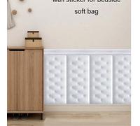 10 pezzi Protezioni morbide anti-collisione per testiera del letto, adesivi murali 3D, decalcomanie in schiuma autoadesiva per decorazione parete camera bambini, tappetino tatami, cuscino, decorazione