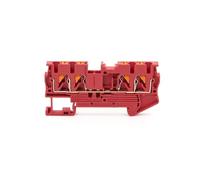 10 pezzi PT2.5-QUAT~RO Morsettiera 4 conduttori Filo elettrico a molla Collegamento a innesto Conduttori Connettore filo(RED)